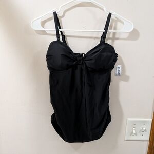New Women's Small Black Swim Top